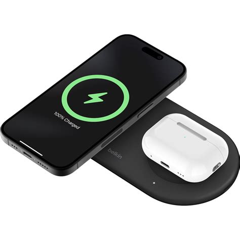 Belkin BoostCharge Pro 2i1 Magnetic Qi2 trådløs lader (sort) - Elkjøp ...