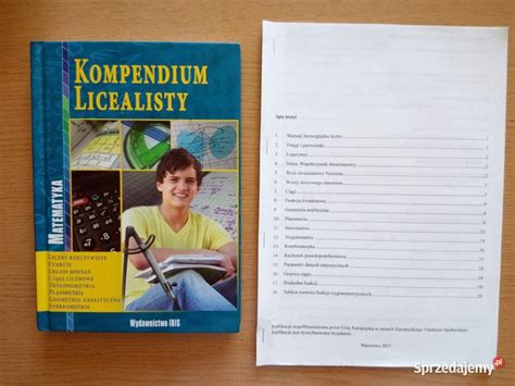 Kompendium Licealisty Matematyka D Browa G Rnicza Sprzedajemy Pl