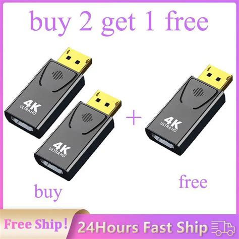 4K 1080P адаптер DisplayPort-HDMI-совместимый преобразователь штекер ...
