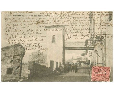 Carte Postale Ancienne 47 MARMANDE Tour Des Remparts De La Fillole