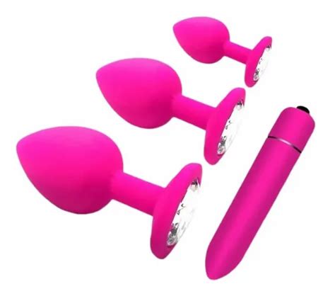 Set De Plug Anales Gel De Sílice Con Gema Juguete Sex Cuotas sin interés