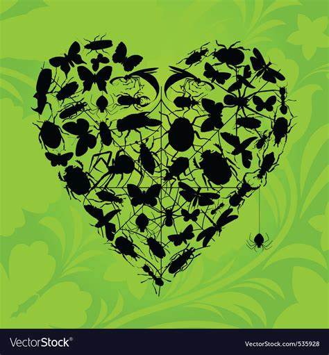 Love bugs Royalty Free Vector Image - VectorStock