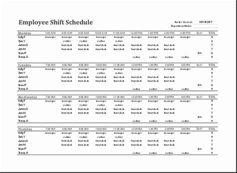 8 Hour Shift Schedule Template Elegant Excel 24 Hour Schedule Template ...