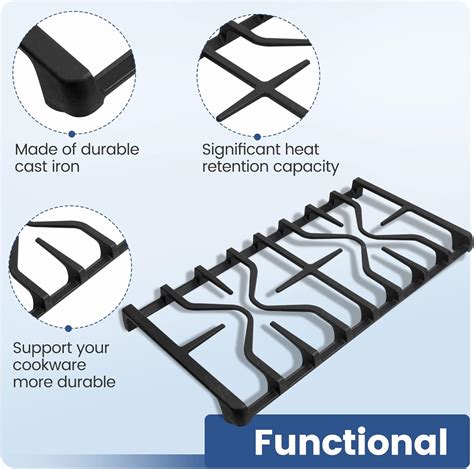 Wb31x27151 Gas Stove Grate For Ge General Electric Burner Grates