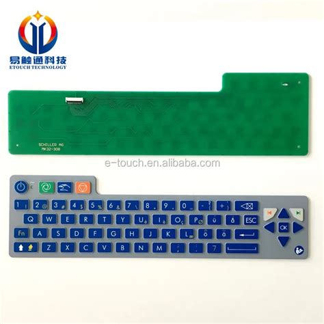 Custom Pcb Rubber Membrane Keyboard Pcb Membrane Switches Buy Chinese