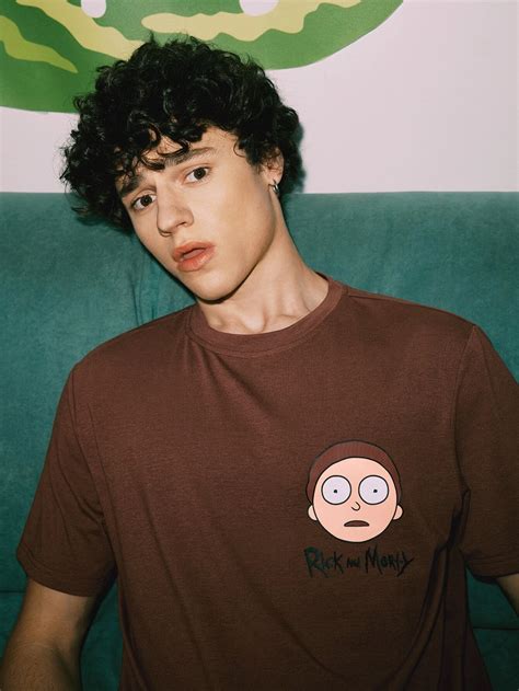 Rick And Morty ROMWE Hombres Camiseta Con Estampado De Dibujos