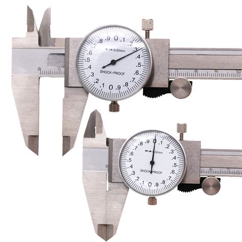 Metric Gauge Measuring Tool Dial Caliper 0 150mm 0 02mm Shock Proof