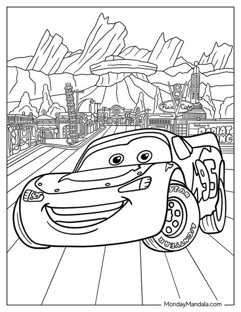 24 Disney Cars Coloring Pages Free Pdf Printables In 2024 Disney