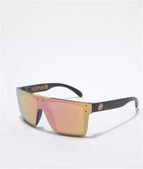 Heat Wave Quatro Black And Rose Gold Sunglasses