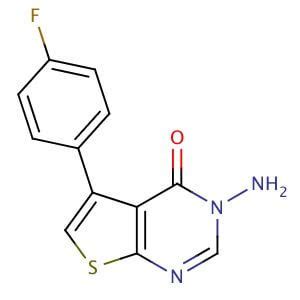 3 Amino 5 4 Fluoro Phenyl 3H Thieno 2 3 D Pyrimidin 4 One SCBT