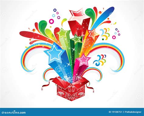 Abstract Colorful Magic Box Stock Image Image Of Element Magic 19108751