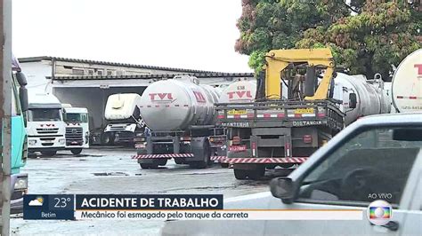 Vídeo Mecânico morre em acidente de trabalho MG1 G1