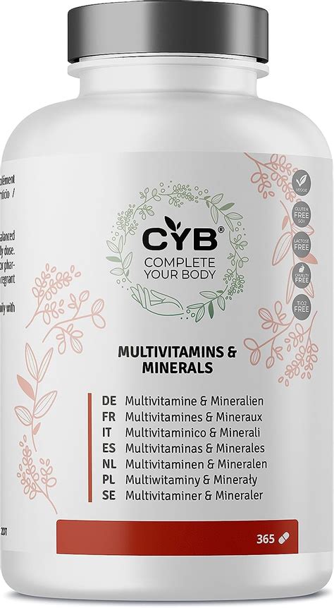 Cyb Multivitamines Et Min Raux Comprim S An D