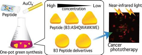 Peptides Promise One Pot Nanoparticle Synthesis Biomat The