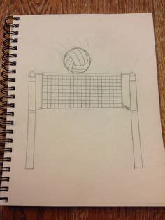 Volleyball Net Drawing at PaintingValley.com | Explore collection of ...