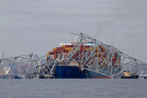 Crew Of Container Ship Mv Dali Collided With Bridge In Baltimore Us