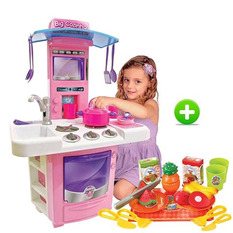 Cozinha Infantil Nova Big Cozinha Crec Crec Salada De Frutas Big Star