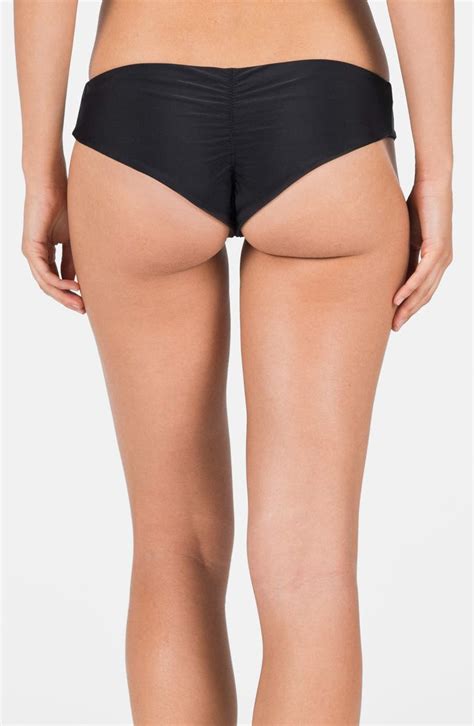 Volcom Simply Solid Cheeky Bikini Bottoms Nordstrom