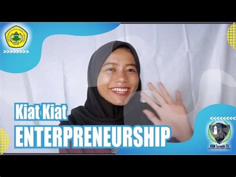 Kiat Kiat Enterpreneurship By Novanti Youtube