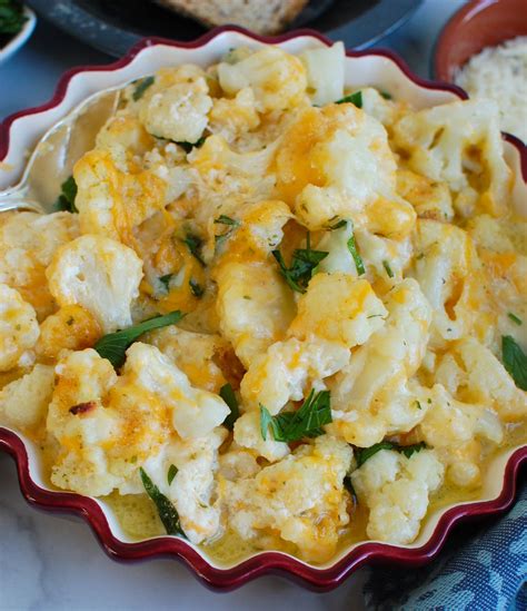 Cheesy Cauliflower A Cedar Spoon