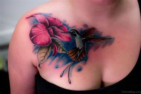 40 Pretty Hummingbird Tattoos For Chest Tattoo Designs TattoosBag