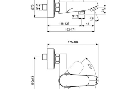 Ideal Standard Badearmatur Ceraflex Aufputz Chrom Badarmaturen Shop