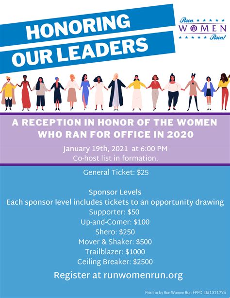 Honoring Our Leaders - Run Women Run