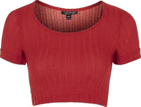 Topshop Knitted Roll Back Crop In 2023 Red Crop Top Outfit Crop