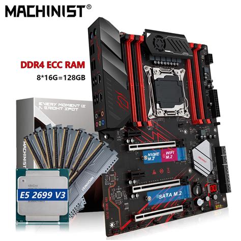 Kit X Placa Mae Machinist Rs Xeon E V Corre Que Ta Baratinho