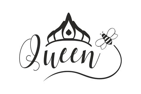 Bee Queen Svg Queen Bee Svg Honey Bee Graphic By Camelsvg · Creative Fabrica