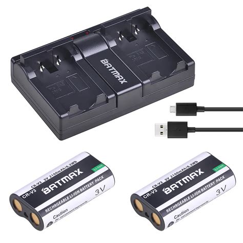 CR V3 CRV3 2200mah Li Ion Camera Battery Charger For Kodak DX6340 C360