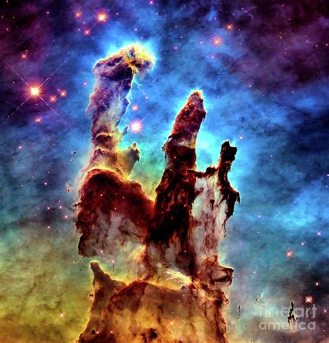 Eagle Nebula Pillars of Creation in High Resolution Photograph by M G Whittingham - Fine Art America