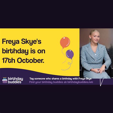 freya skye birthday