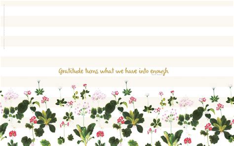 Mint white stripes floral Gratitude desktop wallpaper background | Desktop wallpapers ...