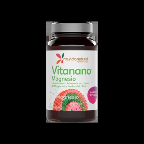 Vitanano Liposomado Magnesio Caps Mundo Natural Vitfarma