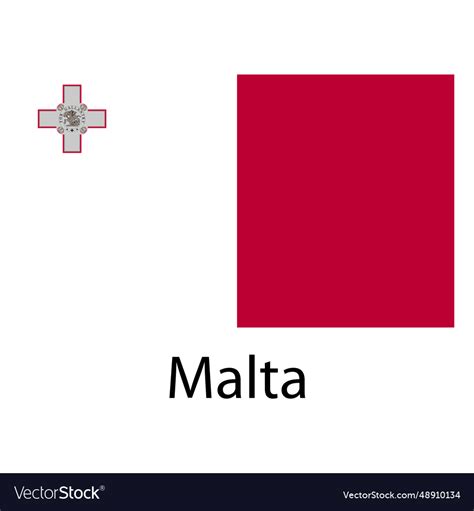 Malta national flag Royalty Free Vector Image - VectorStock