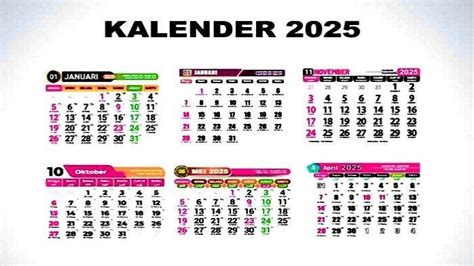 Kalender 2025 Lengkap dengan Tanggal Merah dan PDF-nya, Silakan