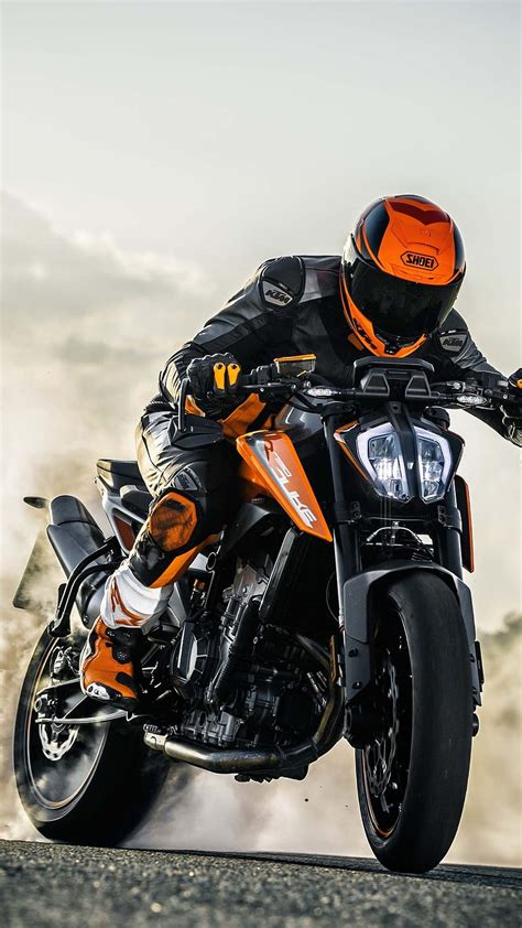 Duke Racer Bike Rider Bike Hd Phone Wallpaper Pxfuel