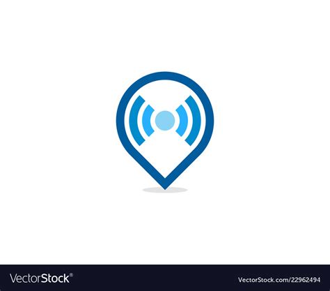 Point Wifi Logo Icon Design Royalty Free Vector Image