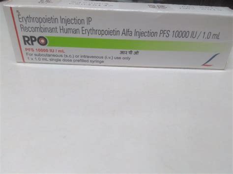 Recombinant Human Erythropoietin Alfa Injection Pfs Iu At Best