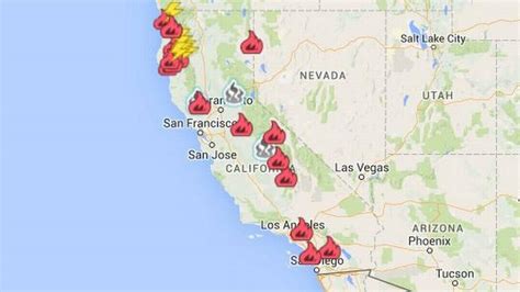 Evacuations Lifted For Jerusalem Fire With Map Of California Blazes