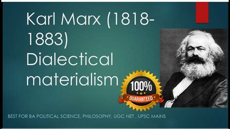 Karl Marx Dialectical Materialism Full Concept Video Hegel Vs Karl