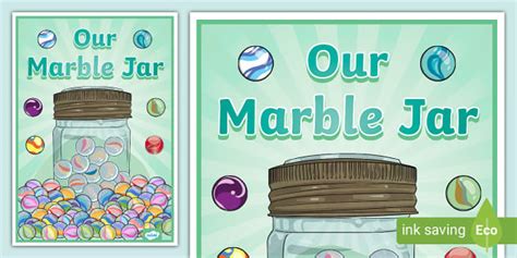 Our Marble Jar Display Poster Teacher Made Twinkl