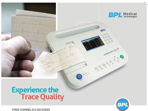 BPL 3 Channel ECG Machine Digital Cardioart Gen X3 At Rs 45000 In Narnaul