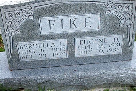 Eugene Duane Fike Find A Grave Memorial