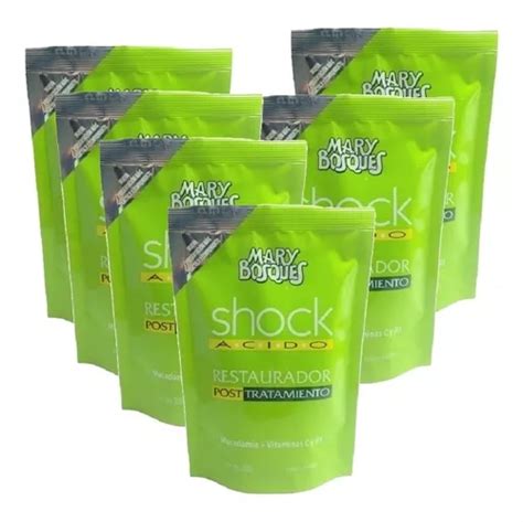 Kit Shock Acido Mary Bosques Restaurador Capilar Gr X