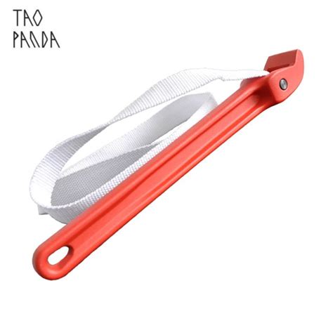 Strap Wrench Nylon Strap Heavy Duty Metal Handle Practical Oil Filter