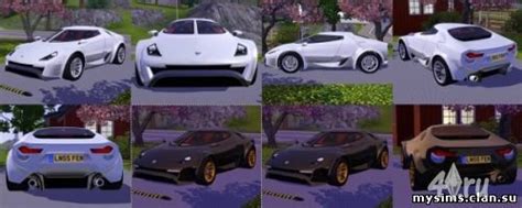 Автомобиль Феноменон Стратос (Fenomenon Stratos) 2005 года для Симс 3 в ...
