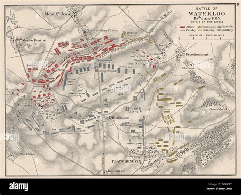 Battle of waterloo map hi-res stock photography and images - Alamy