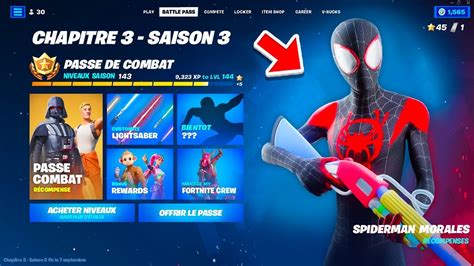 Voici Les Skins Du Passe De Combat Saison 3 Chapitre 3 Youtube